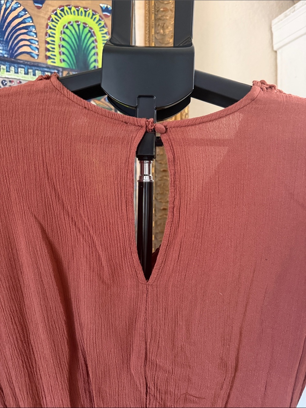 Francesca’s Embroidered V-Neck Top - Picture 6 of 6